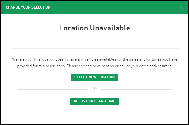 Location Unavailable